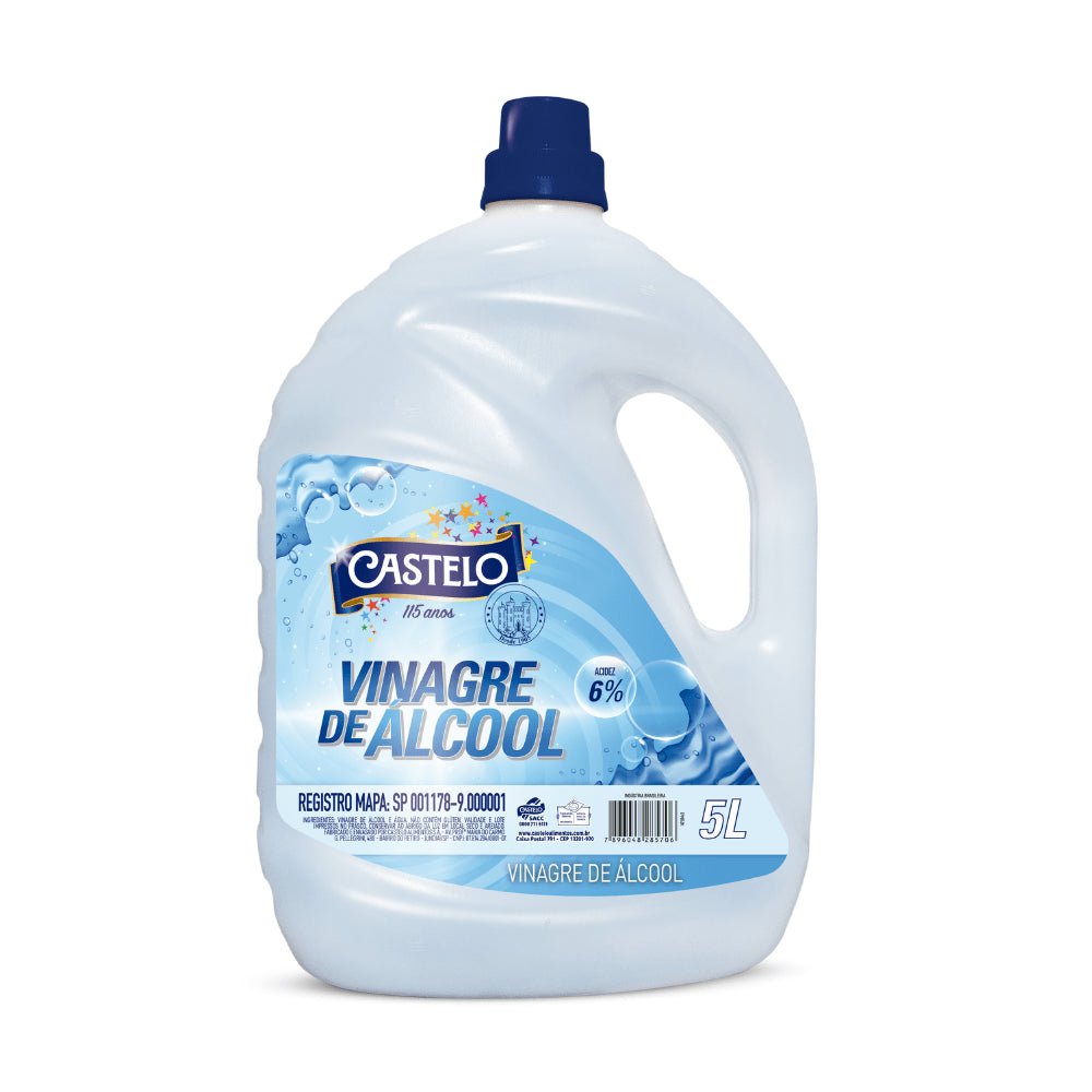 vinagre alcool 6% castelo 5lt