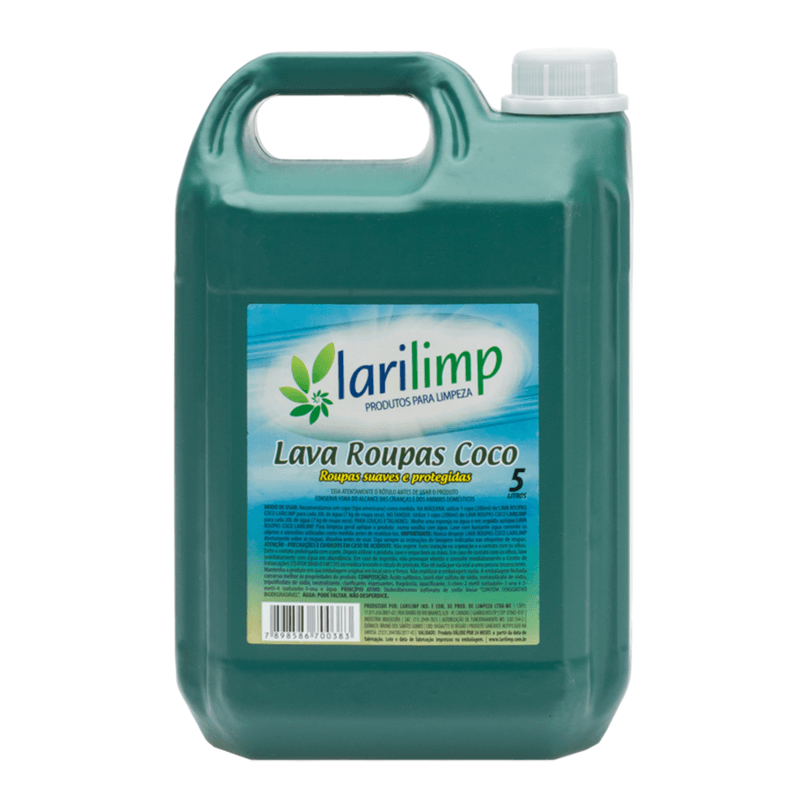 sabao liquido larilimp 5lt coco