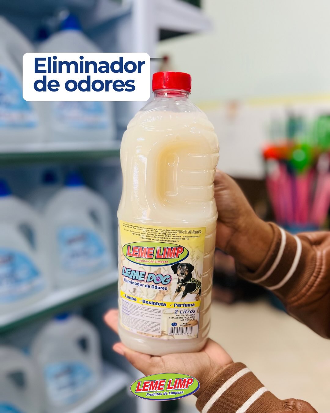 lemedog eliminador de odores gel 2l